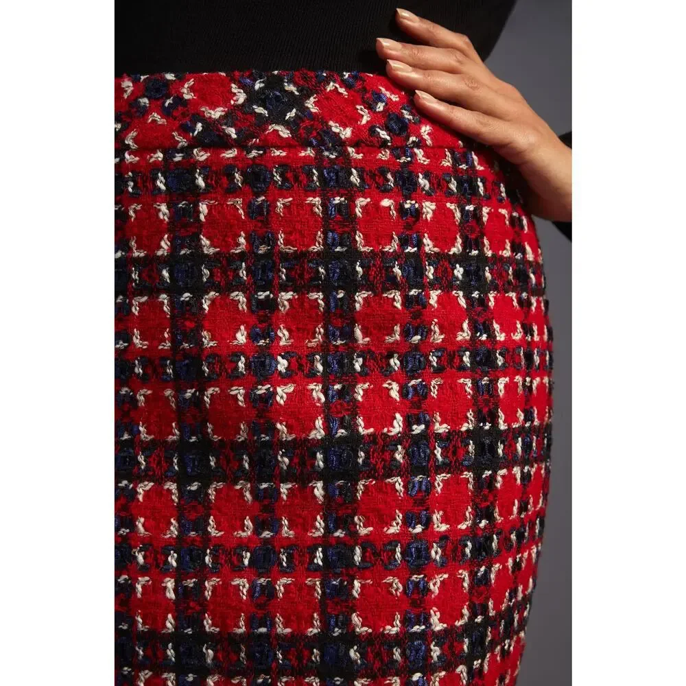 Anthropologie English Factory Tweed Mini Skirt - Plus Size 1X - - Picture 2 of 6